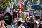 Thousands protest revision of Article 9 in Japan’s 1947 constitution