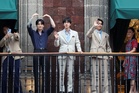 Tears and screams as 50,000 BTS fans flood city square for glimpse of K-pop band in Mexico