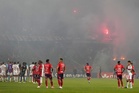 Copa Libertadores match abandoned after crowd trouble breaks out