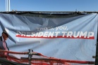 Trump team hangs banners at DC construction sites thanking the president for the projects