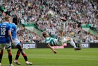 Celtic v Rangers LIVE: Hearts lead cut to one point as Maeda’s overhead kick completes thrilling Old Firm comeback