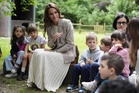 Kate visits nursery school in Italy to learn about teaching methods