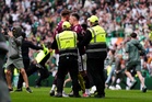 Hearts question ‘premature ending’ of title decider after pitch invasion from Celtic fans