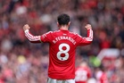 Bruno Fernandes reacts after equalling Premier League assists record