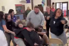 Kindergarten graduation at Catholic school descends into violence as parents brawl over seating plan