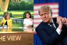 The View skewers Trump for posting on social media while skipping son’s wedding