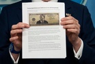 Democrats demand watchdog investigation into push to get Trump’s face on $250 bill