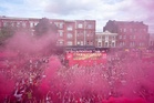 Thousands line the streets of North London for Arsenal trophy parade