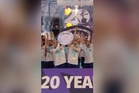 Moment England lift the trophy after Soccer Aid win as record £16.4m raised