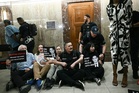 Protesters arrested outside Marco Rubio hearing while chanting ‘Rubio lies’