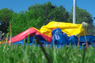 Three-year-old girl dies after bouncy castle became airborne at party