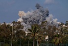 Israel strikes just south of Beirut ahead of second day of critical ceasefire talks