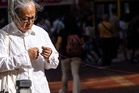 A Hong Kong artist tries to mark the Tiananmen crackdown. He was quickly stopped by police