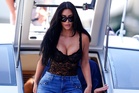 Kim Kardashian arrives in paddock as Lewis Hamilton chases Monaco success