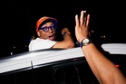 Knicks superfan Spike Lee drives around Brooklyn celebrating NY’s NBA Finals lead