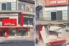 Watch: Fast food restaurant collapses as 7.8 earthquake hits Philippines