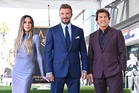 David Beckham hails his ‘incredible family’ as he is honoured with Hollywood Walk of Fame star