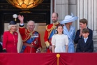King Charles and Queen Camilla join royal family at Trooping the Colour parade