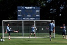 Two men charged over theft of England equipment at World Cup