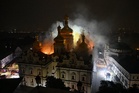 One of Orthodox Christianity’s holiest sites in flames after Russian strikes