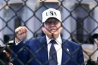 Trump accused of falling asleep at UFC cage fight birthday celebrations