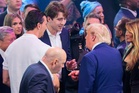 Barron Trump makes first appearance with dad in months by attending UFC fight night at White House