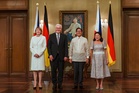German president says Europe is worried over tensions in the disputed South China Sea
