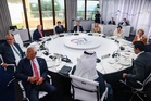 Keir Starmer leaves empty chair at Group of Seven world leaders photo
