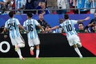 Lionel Messi becomes 2nd player to score in 5 World Cups, striking early for Argentina vs. Algeria