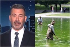 Jimmy Kimmel ruthlessly taunts Trump over DC’s algae-infested Reflecting Pool