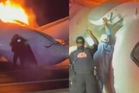 Bystanders help rescue people from burning plane after Texas highway crash