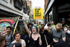 More than 100 protesters gather at Tommy Robinson and Laurence Fox Oxford Union event