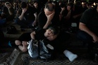 Hezbollah supporters gather at Nasrallah’s grave for Ashoura, in photos