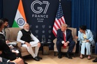 Trump calls Modi ‘most beautiful man’ during press conference – while Indian PM takes no questions