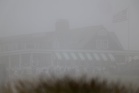 Thick fog halts US Open first round at Shinnecock Hills as high winds loom