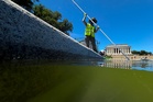 Trump team labels cleaning algae from the Reflecting Pool a ‘regional and national priority’ ahead of July 4