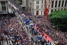 Photos of the New York Knicks parade
