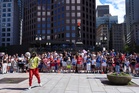 England fans arrive in Boston as city bids farewell to Tartan Army