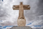 Catholic diocese tries to stop Trump’s border wall that ‘desecrates’ 29-foot tall Jesus statue