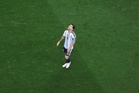 Lionel Messi misses penalty kick with a chance to break the World Cup scoring record with Argentina