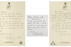 Letters from JK Rowling to terminally ill fan fetch almost £10,000 at auction