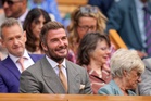 David Beckham in Royal Box for opening day of Wimbledon