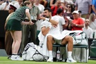 Watch as Novak Djokovic plays cheeky prank on unsuspecting Wimbledon ball girl