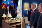 Watch: Trump chats to AI Teddy Roosevelt in bizarre exchange over Panama Canal