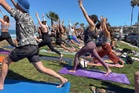 San Diego banned yoga classes at beaches and parks. An instructor known as ‘Namasteve’ is taking them to the mat