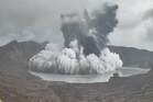 Watch as volcano erupts in spectacular explosion of water and ash in the Philippines