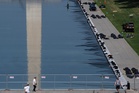 Trump's administration won't seek new bids to repair the Lincoln Memorial Reflecting Pool