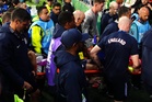 Jordan Henderson suffers freak injury after falling over advertising hoardings celebrating England’s win over Mexico