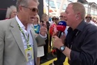 Martin Brundle cuts short awkward F1 interview with Hugh Grant after Sky Sports reporter praises TV series he never appeared in