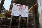 Protesters gather near NYC building at risk of collapse as developer downplays concern